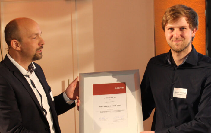 Rolf-Pecher-Preis 2022 an Jannis Valldorf
